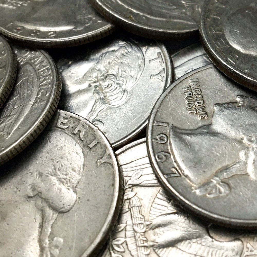 Vintage USA 25-Cent Coins - Picture 2 of 2